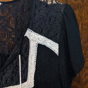 Rebellion Boho black dress/tunic.